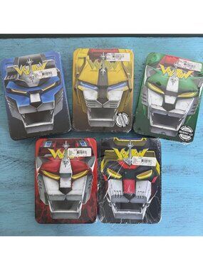 Voltron Defender of the Universe Complete 5 DVD Lion Tin Sets New Sealed